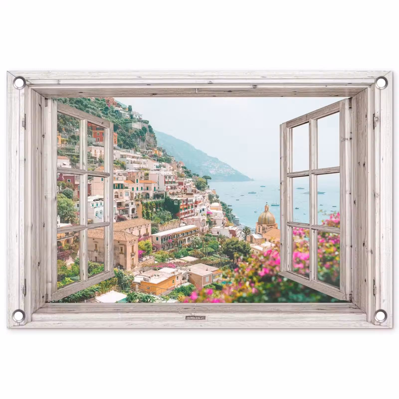 Tuinposter - Uitzicht op Positano — 1