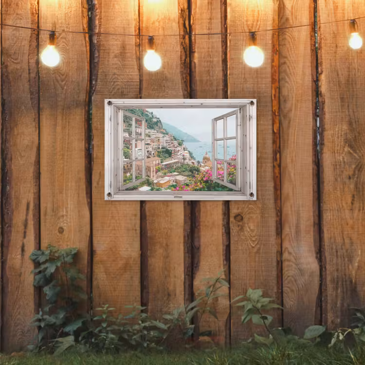 Tuinposter - Uitzicht op Positano — 2