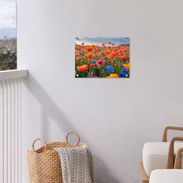 Tuinposter - Bloemenweide in volle bloei — 3