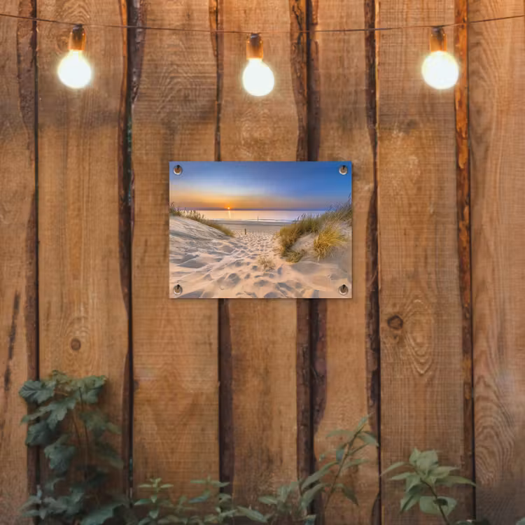 Tuinposter - Avondrust aan Zee — 2