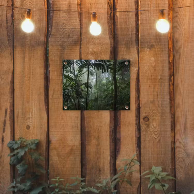 Tuinposter - Mysterieuze Tropische Woud — 2