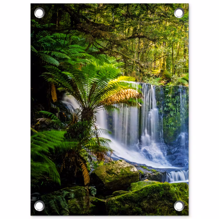 Tuinposter - Waterval in het Regenwoud — 1