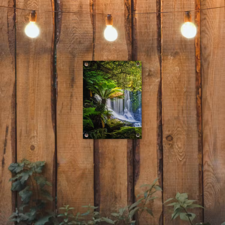 Tuinposter - Waterval in het Regenwoud — 2
