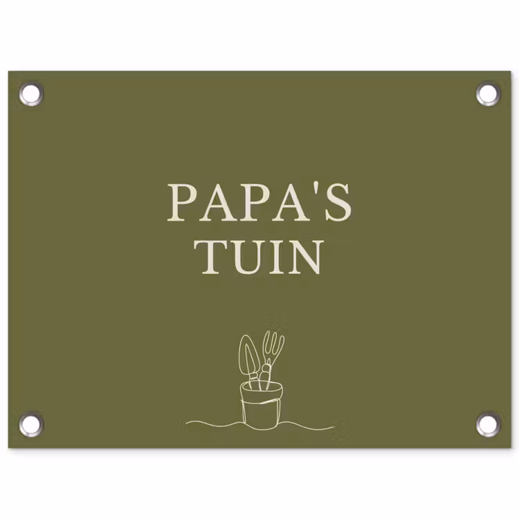 Tuinposter - Papa's Tuin — 1