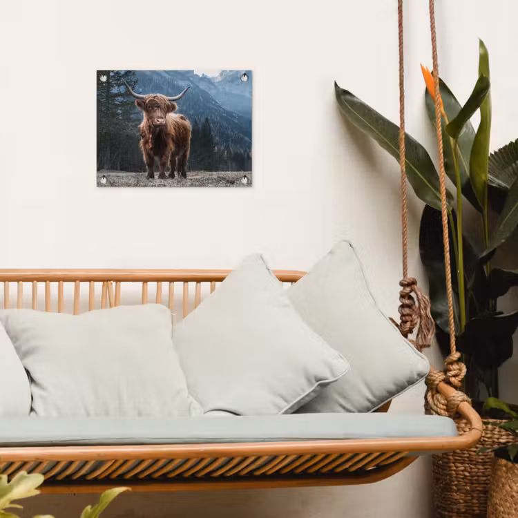 Tuinposter - Hooglander in de Bergen — 5
