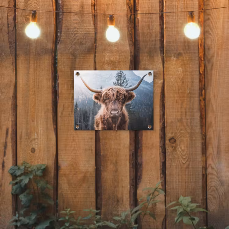 Tuinposter - Hooglander van Dichtbij — 2