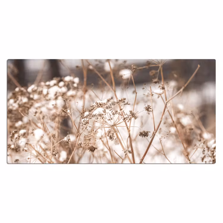 Bureau onderlegger - droogbloemen-wit-planten — 2