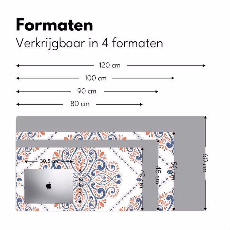 Bureau onderlegger - Patronen - Bloemen - Mandala — 7