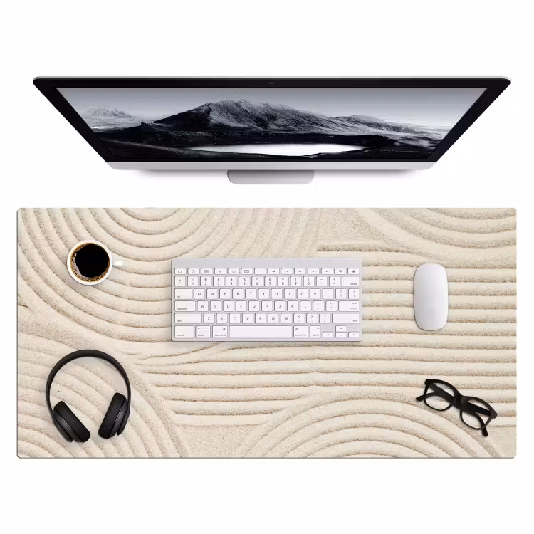Bureau onderlegger - patroon-abstract-wit — 4