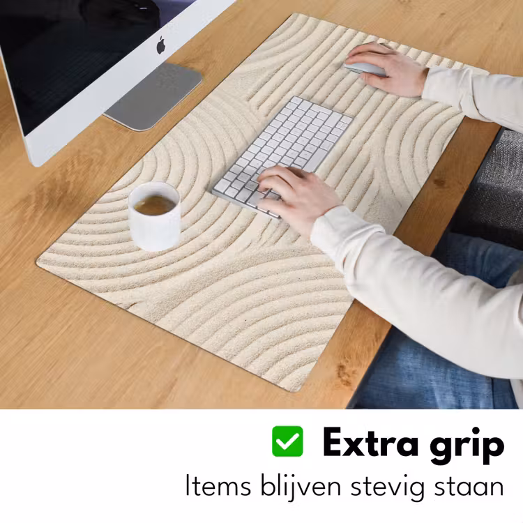 Bureau onderlegger - patroon-abstract-wit — 6
