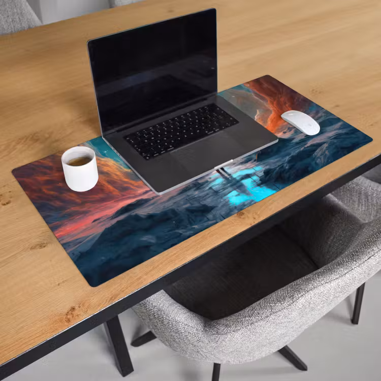 Bureau onderlegger - bergen-ruimte-planeten-astronaut — 3