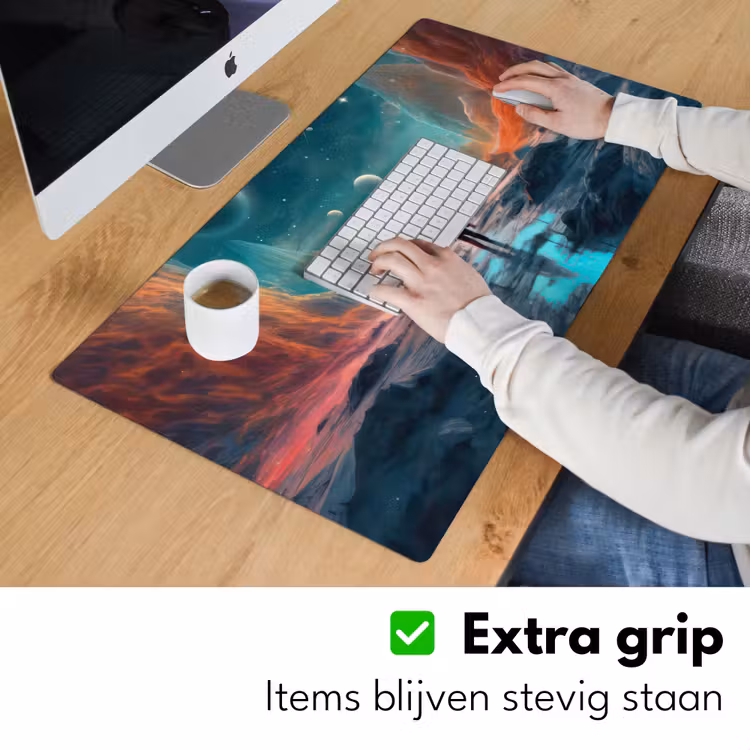 Bureau onderlegger - bergen-ruimte-planeten-astronaut — 6