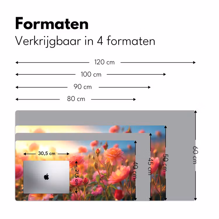 Bureau onderlegger - bloemen-rozen-natuur-roze-bloem — 7