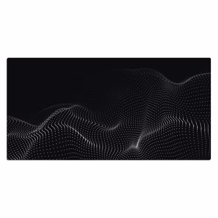 Bureau onderlegger - abstract-zwart-wave-gaming — 2