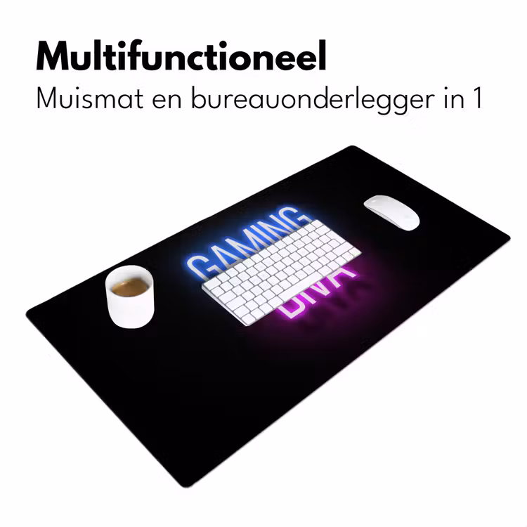 Bureau onderlegger - gaming-quotes-neon-gaming-diva-vrouwen — 6