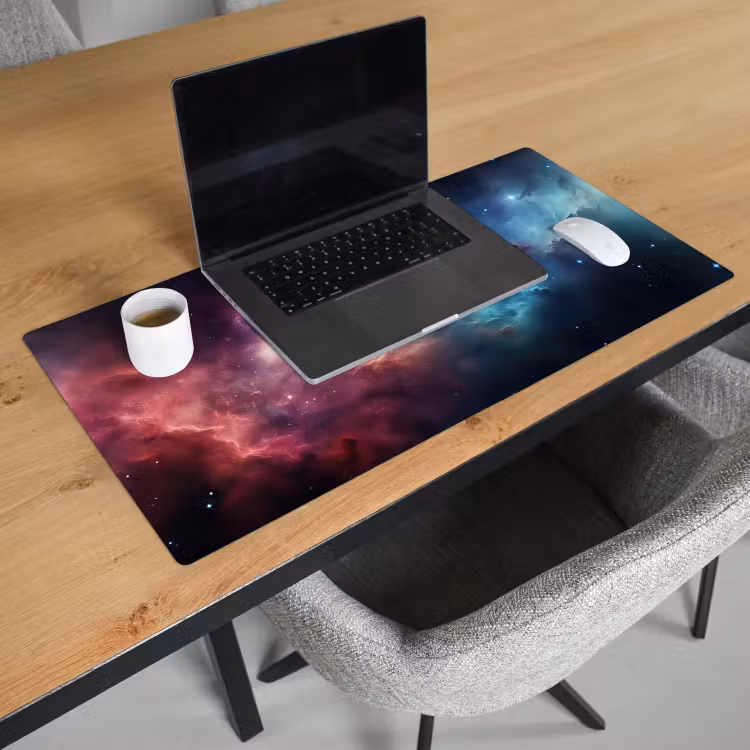 Bureau onderlegger - sterrenhemel-neon-ruimte-gaming — 3
