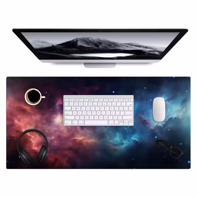 Bureau onderlegger - sterrenhemel-neon-ruimte-gaming — 4