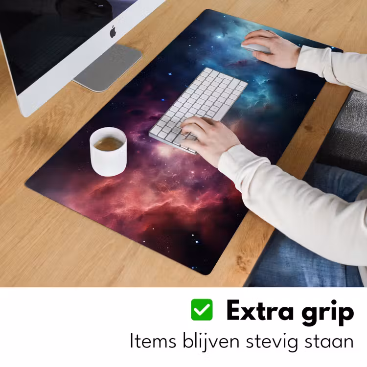Bureau onderlegger - sterrenhemel-neon-ruimte-gaming — 6