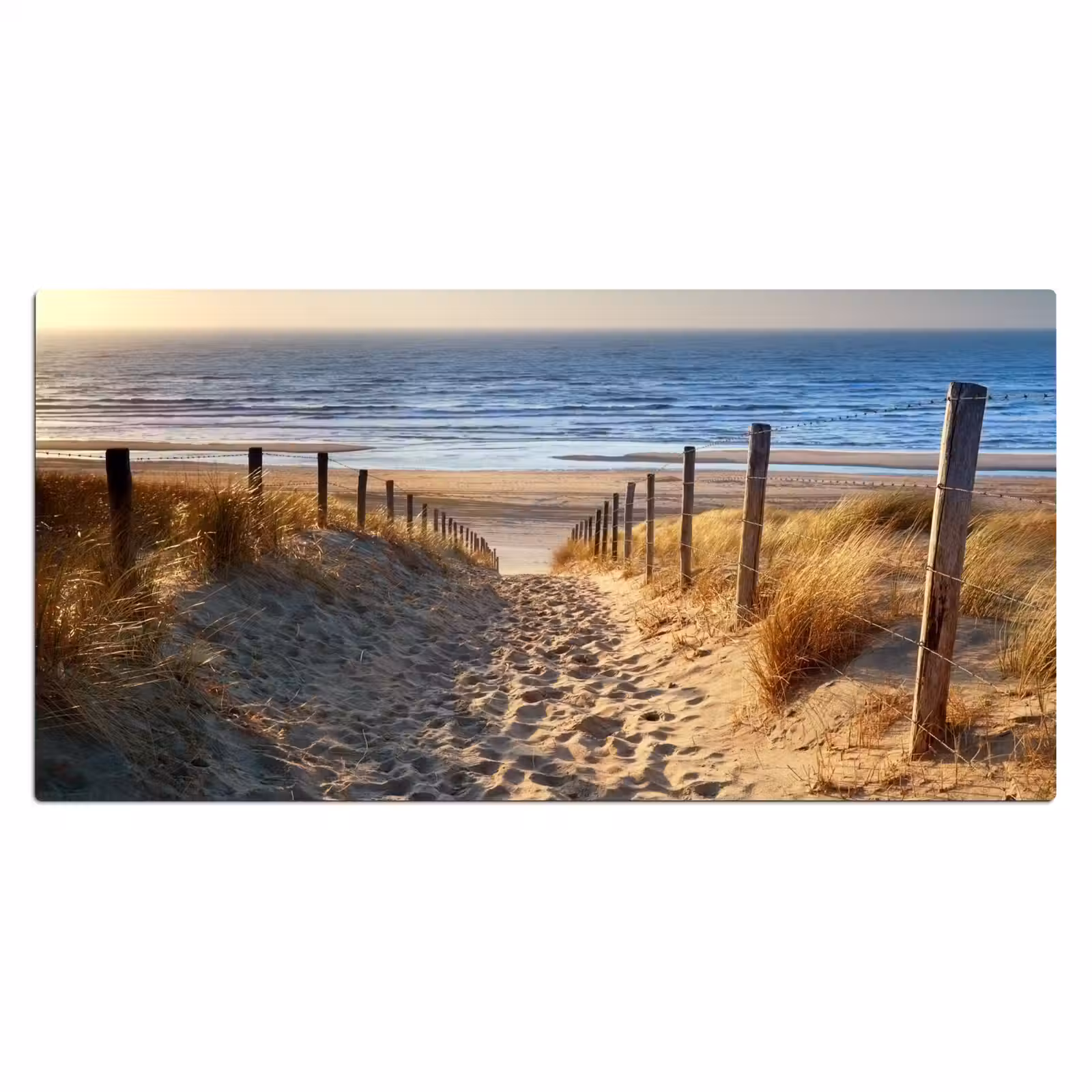 Bureau onderlegger - Strand - Zee - Nederland - Duinen - Zon — 1