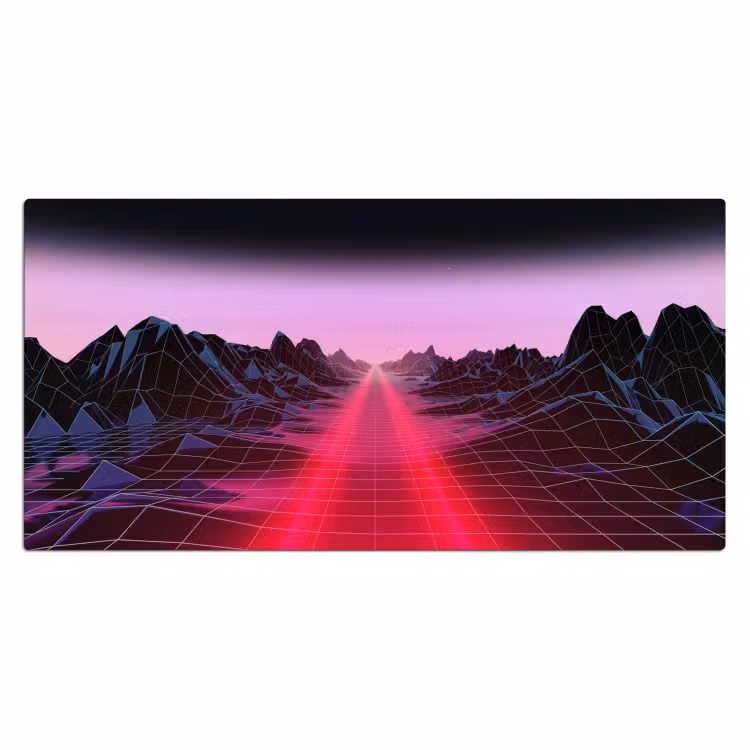 Bureau onderlegger - gaming-futuristisch-neon — 1