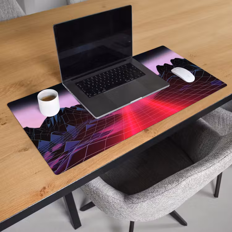 Bureau onderlegger - gaming-futuristisch-neon — 2