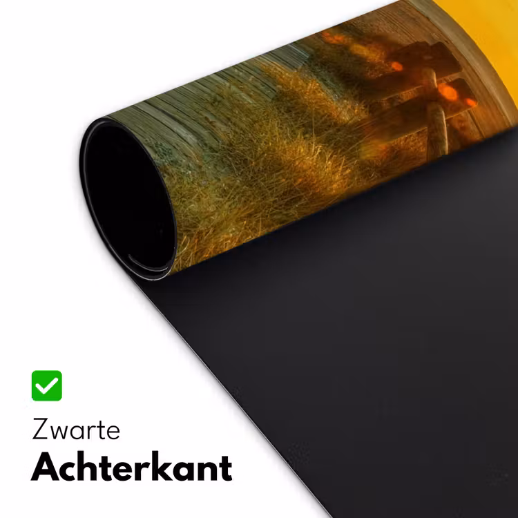 Bureau onderlegger - Zon - Strand - Duin - Horizon - Gras - Pad - Oranje — 4