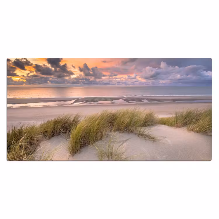 Bureau onderlegger - Zonsondergang - Duin - Strand - Planten - Zee — 1