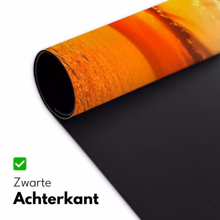 Bureau onderlegger - Zonsondergang - Zee - Lucht - Oranje - Horizon - Water — 4