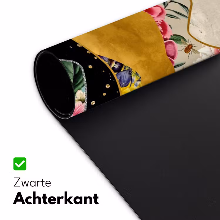 Bureau onderlegger - Goud - Bloemen - Print - Abstract - Landschap - Patronen — 4