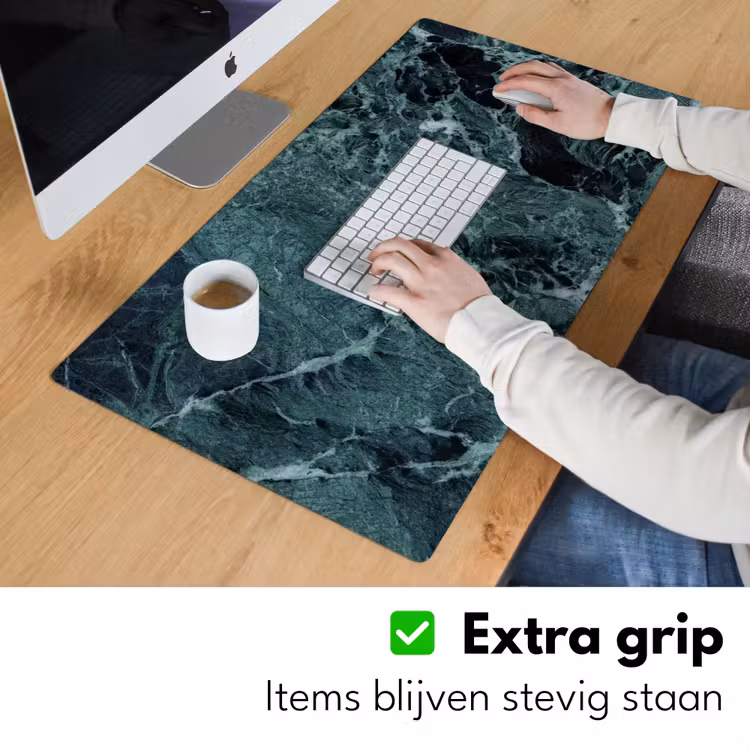Bureau onderlegger - Marmer - Steen - Textuur - Marmerlook - Design — 6