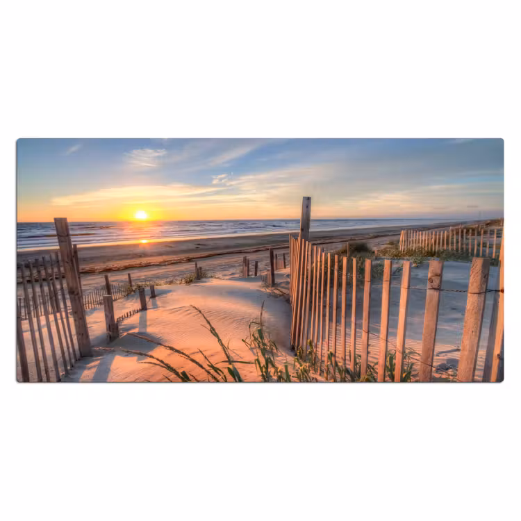 Bureau onderlegger - Strand - Zee - Duin - Zonsondergang - Landschap — 1