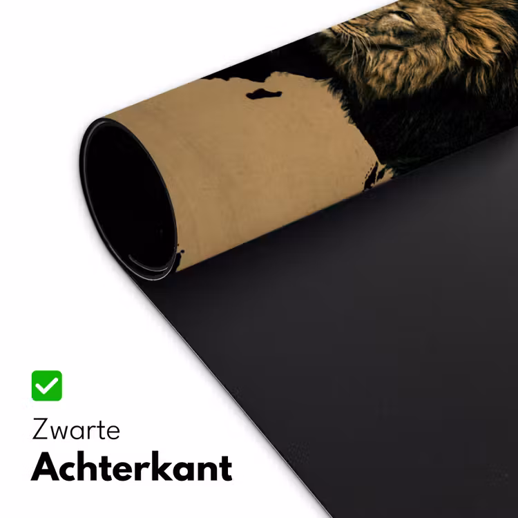Bureau onderlegger - Wereldkaart - Bruin - Leeuw — 4