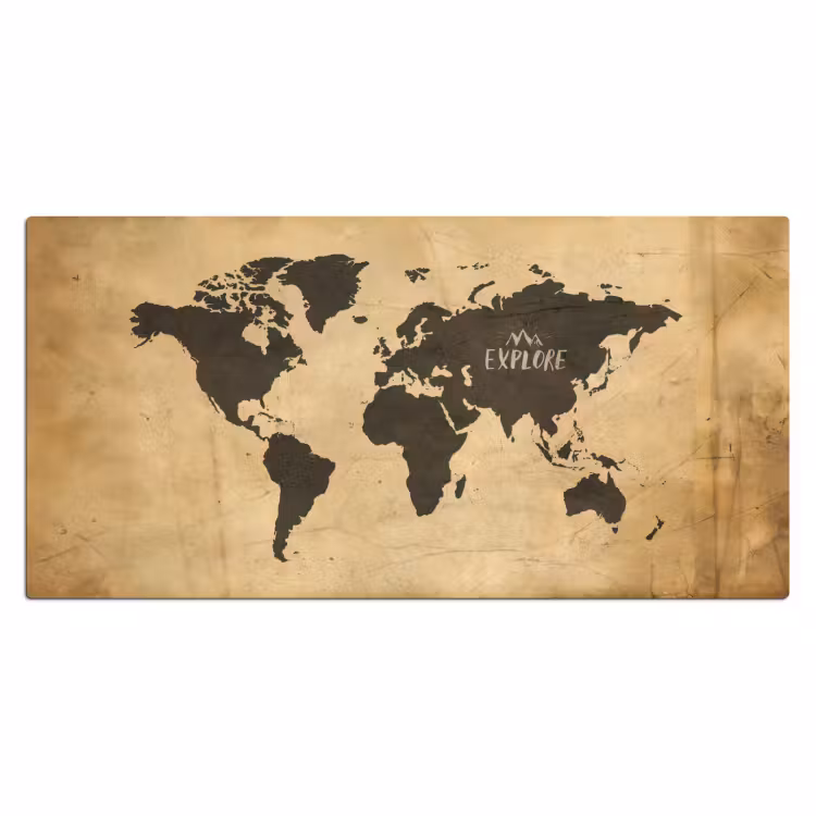 Bureau onderlegger - Wereldkaart - Explore - Vintage — 1