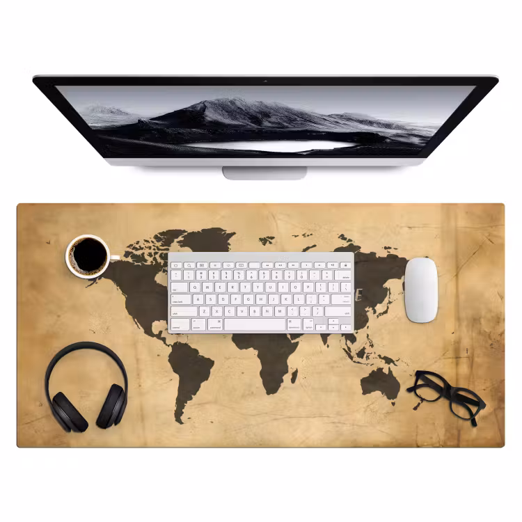 Bureau onderlegger - Wereldkaart - Explore - Vintage — 3
