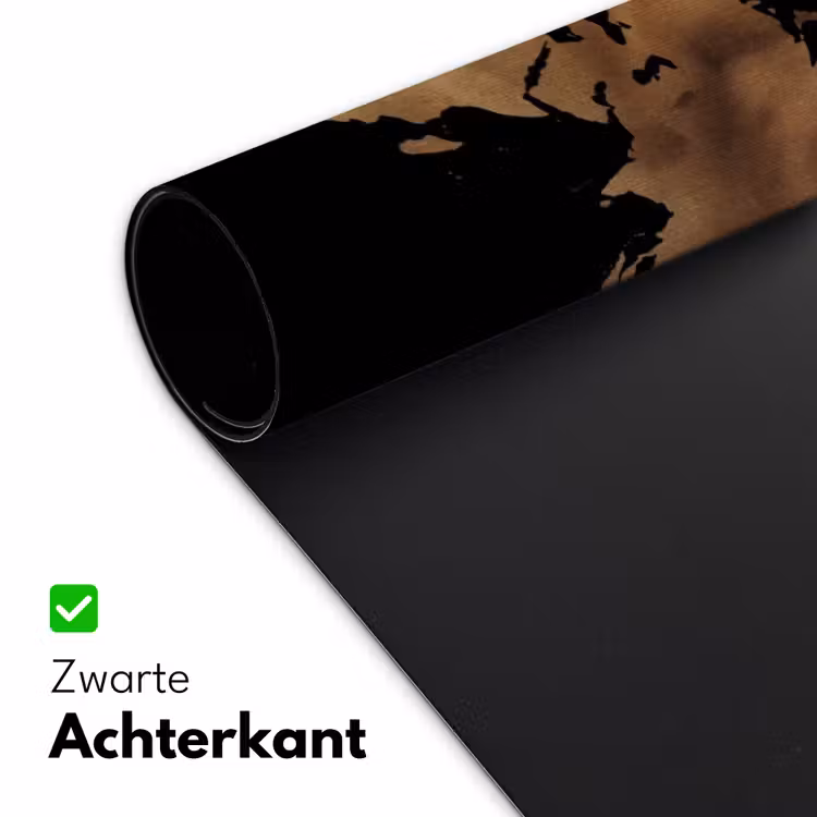 Bureau onderlegger - Wereldkaart - Leer - Bruin — 4