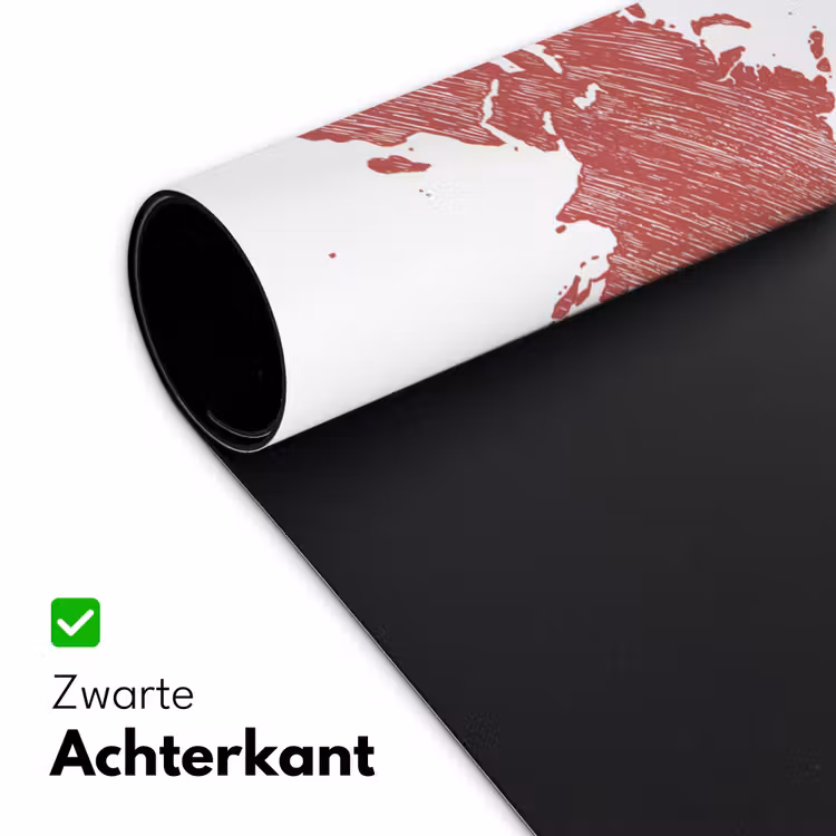 Bureau onderlegger - Wereldkaart - Rood - Quote — 4