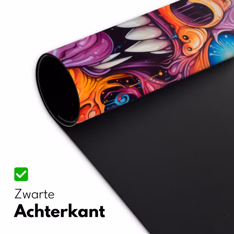 Bureau onderlegger - Monster - Graffiti - Kleuren - Oranje — 4