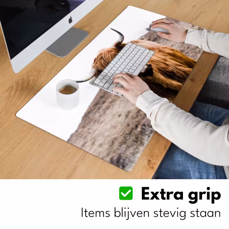 Bureau onderlegger - Schotse hooglander - Landschap - Koe - Bruin - Dieren - Natuur — 5