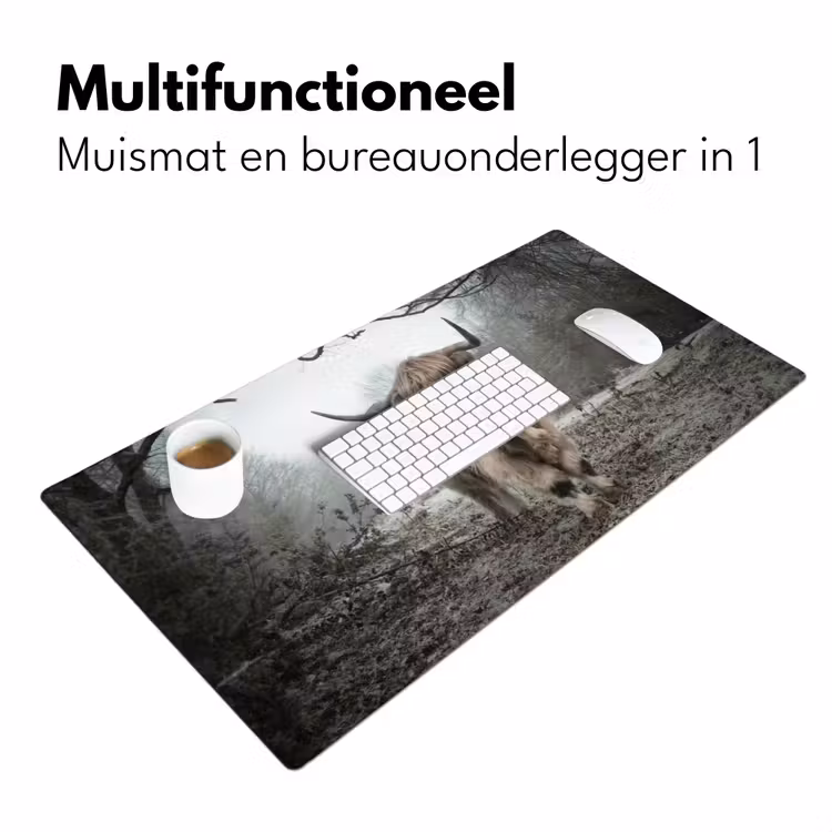 Bureau onderlegger - Schotse hooglander - Natuur - Herfst - Dieren - Wild - Bos — 6