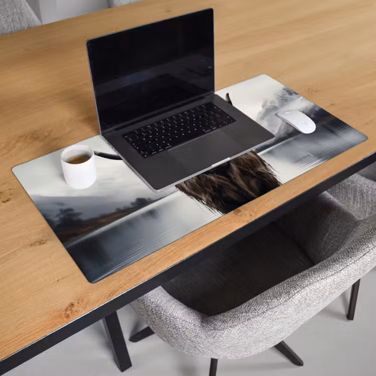 Bureau onderlegger - Schotse hooglander - Water - Nat — 2