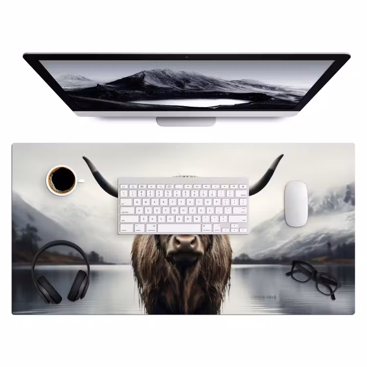 Bureau onderlegger - Schotse hooglander - Water - Nat — 3
