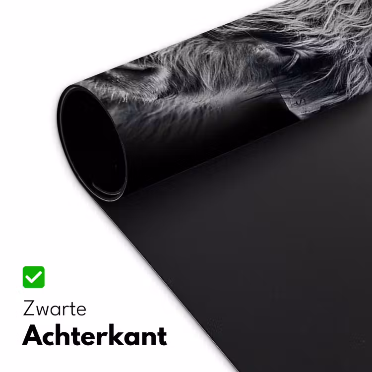 Bureau onderlegger - Schotse hooglander - Zwart - Koe - Dieren — 4
