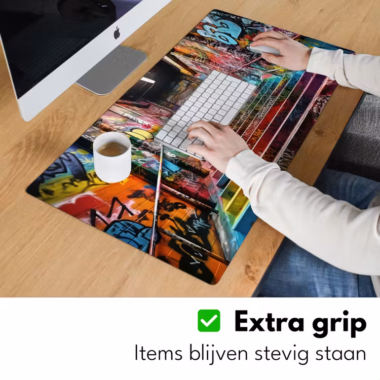Bureau onderlegger - Trap - Graffiti - Kleuren - Kunst — 5