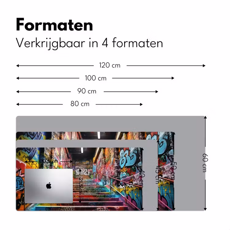 Bureau onderlegger - Trap - Graffiti - Kleuren - Kunst — 7