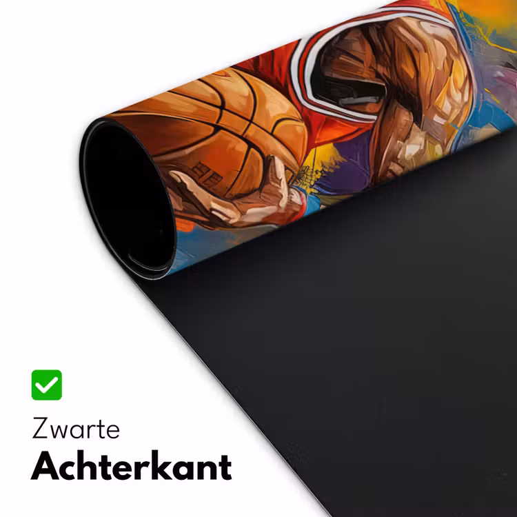 Bureau onderlegger - Basketbal - Verf - Kleuren - Rood — 4