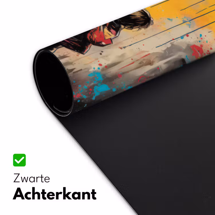 Bureau onderlegger - Meisje - Ballon - Hart - Graffiti — 4