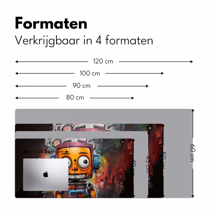 Bureau onderlegger - Robot Graffiti — 7