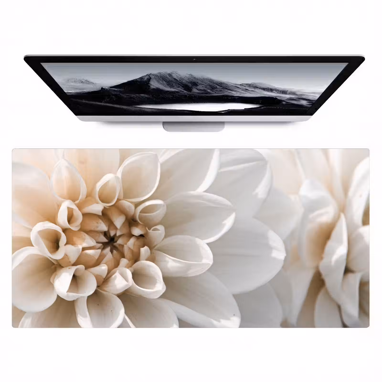 Bureau onderlegger - bloemen-wit-natuur — 1