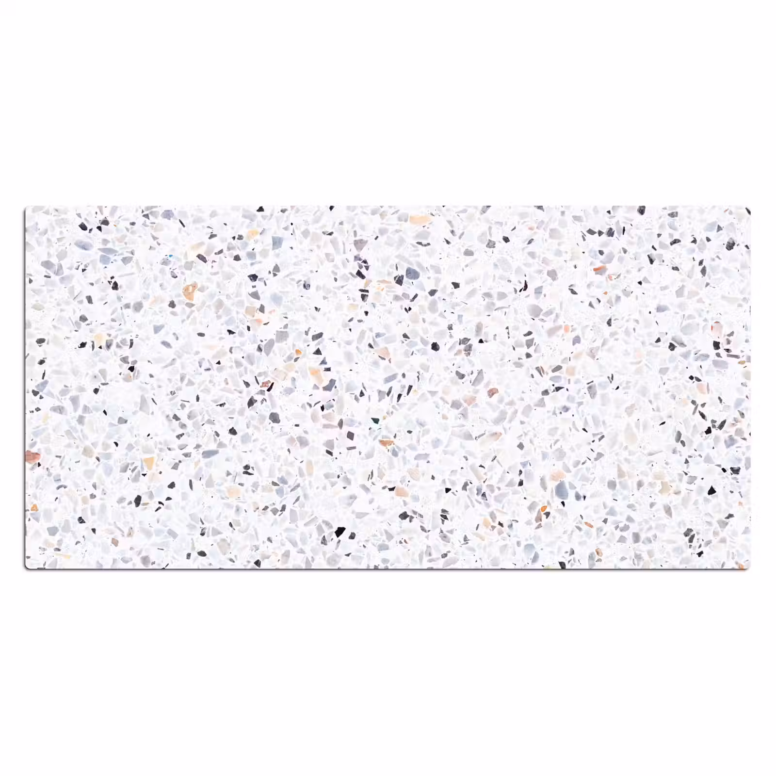 Bureau onderlegger - graniet-structuur-design-wit — 1