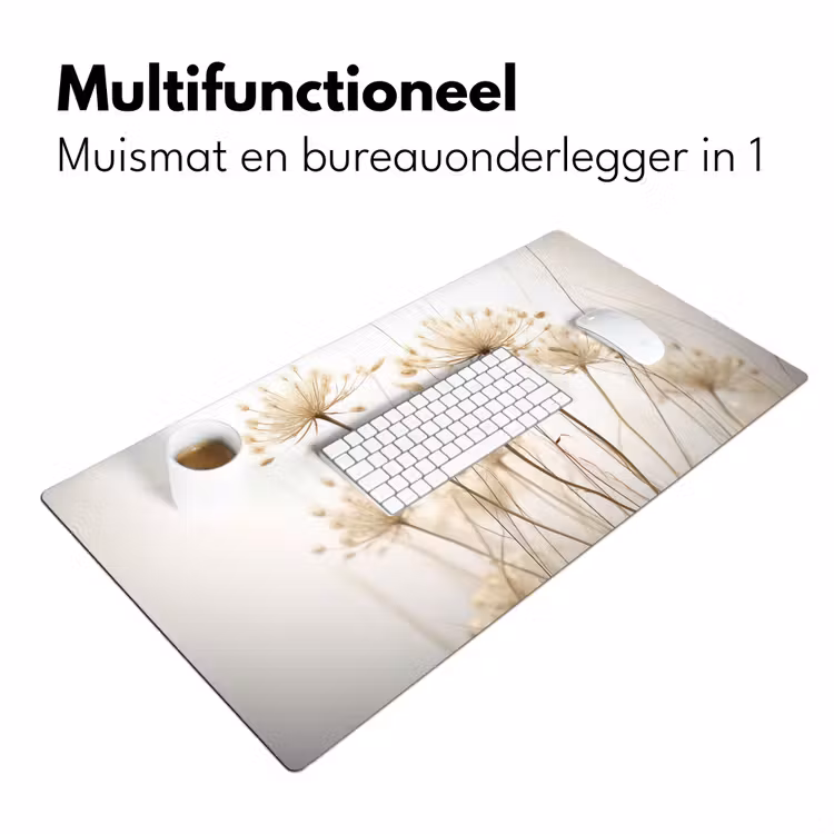 Bureau onderlegger - bloemen-wit-zonlicht — 7